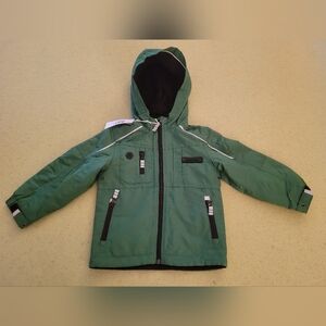 NEW London Fog Kid's Black and Green Jacket